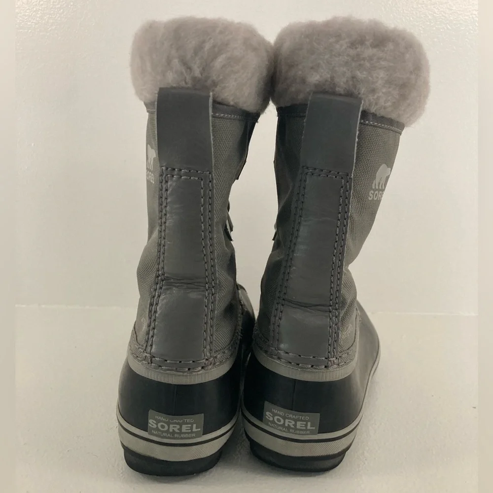Sorel Your Pac Nylon Waterproof Boots Black Grey Kid’s 2 Winter Snow Ski Holiday